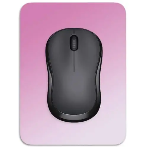 Dapesuom Small Mouse Pad, 6 x 8 Inch Thick Rubber Premium-Textured Non-Slip Portable & Washable Mini Mouse Mat for Women Men Wireless Laptops Keyboard Tray Gaming Work Office Travel,Gradient Blush - 1