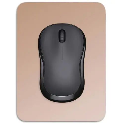 Dapesuom Small Mouse Pad, 6 x 8 Inch Thick Rubber Premium-Textured Non-Slip Portable & Washable Mini Mouse Mat for Women Men Wireless Laptops Keyboard Tray Gaming Work Office Travel,Gradient Camel - Dapesuom