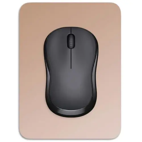 Dapesuom Small Mouse Pad, 6 x 8 Inch Thick Rubber Premium-Textured Non-Slip Portable & Washable Mini Mouse Mat for Women Men Wireless Laptops Keyboard Tray Gaming Work Office Travel,Gradient Camel - 1