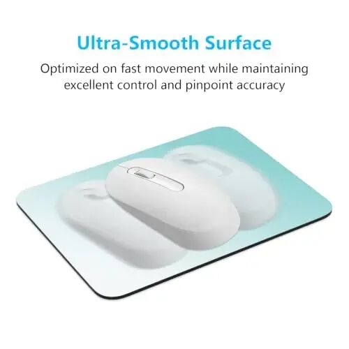 Dapesuom Small Mouse Pad, 6 x 8 Inch Thick Rubber Premium-Textured Non-Slip Portable & Washable Mini Mouse Mat for Women Men Wireless Laptops Keyboard Tray Gaming Work Office Travel,Gradient Sky - 5