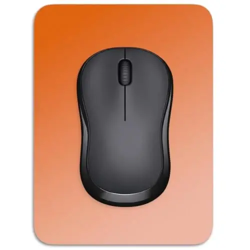 Dapesuom Small Mouse Pad, 6 x 8 Inch Thick Rubber Premium-Textured Non-Slip Portable & Washable Mini Mouse Mat for Women Men Wireless Laptops Keyboard Tray Gaming Work Office Travel,Gradient Sunset - 1