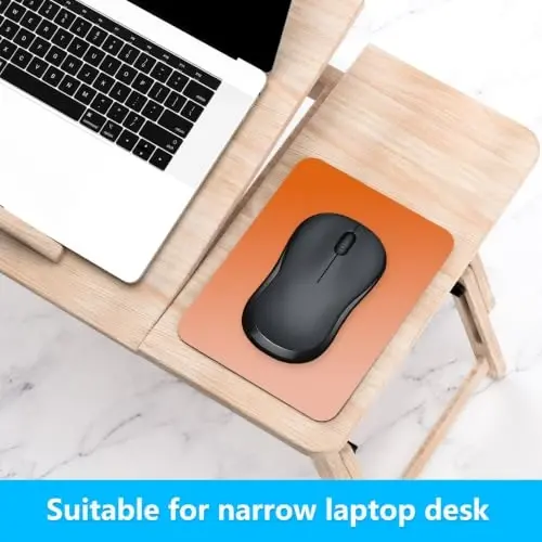 Dapesuom Small Mouse Pad, 6 x 8 Inch Thick Rubber Premium-Textured Non-Slip Portable & Washable Mini Mouse Mat for Women Men Wireless Laptops Keyboard Tray Gaming Work Office Travel,Gradient Sunset - 4