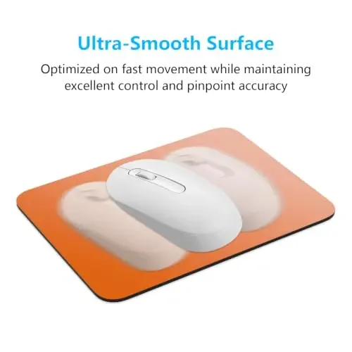 Dapesuom Small Mouse Pad, 6 x 8 Inch Thick Rubber Premium-Textured Non-Slip Portable & Washable Mini Mouse Mat for Women Men Wireless Laptops Keyboard Tray Gaming Work Office Travel,Gradient Sunset - 5