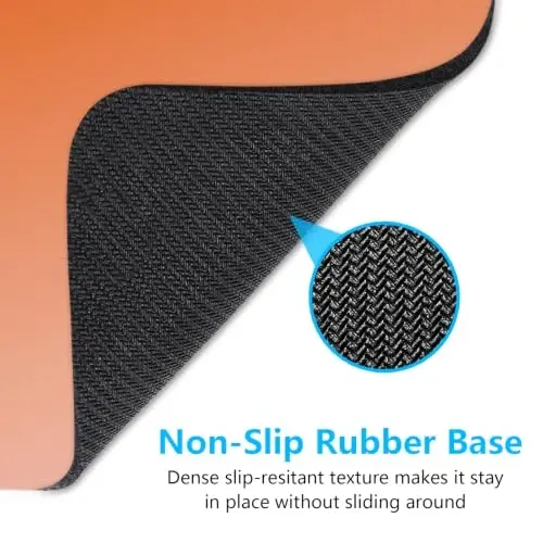 Dapesuom Small Mouse Pad, 6 x 8 Inch Thick Rubber Premium-Textured Non-Slip Portable & Washable Mini Mouse Mat for Women Men Wireless Laptops Keyboard Tray Gaming Work Office Travel,Gradient Sunset - 6