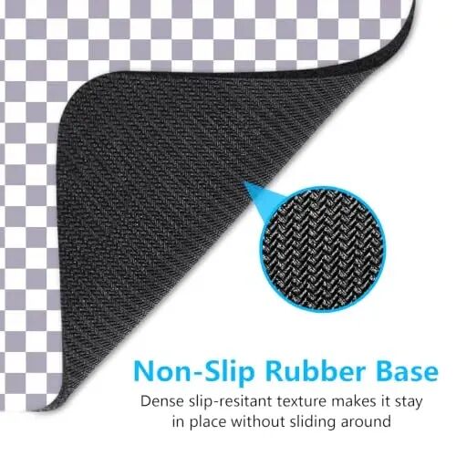 Dapesuom Small Mouse Pad, 6 x 8 Inch Thick Rubber Premium-Textured Non-Slip Portable & Washable Mini Mouse Mat for Women Men Wireless Laptops Keyboard Tray Gaming Work Office Travel,Lilac Grey - 6