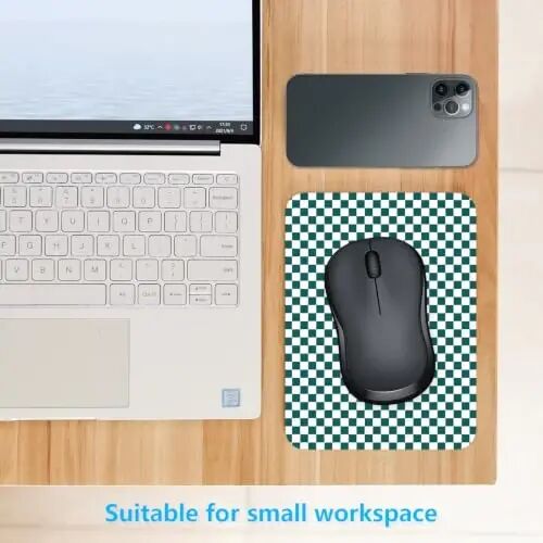 Dapesuom Small Mouse Pad, 6 x 8 Inch Thick Rubber Premium-Textured Non-Slip Portable & Washable Mini Mouse Mat for Women Men Wireless Laptops Keyboard Tray Gaming Work Office Travel,Teal - 3