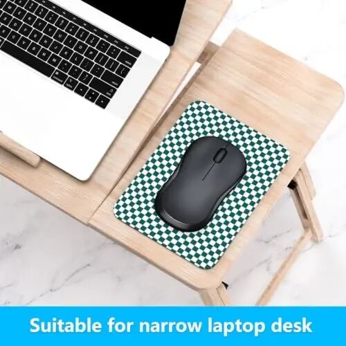 Dapesuom Small Mouse Pad, 6 x 8 Inch Thick Rubber Premium-Textured Non-Slip Portable & Washable Mini Mouse Mat for Women Men Wireless Laptops Keyboard Tray Gaming Work Office Travel,Teal - 4