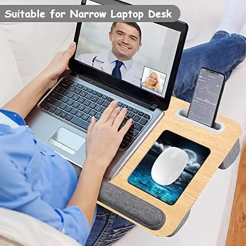 Dapesuom Small Mouse Pad, 6 x 8 Inch Thick Rubber Premium-Textured Non-Slip Portable & Washable Mini Mouse Mat for Women Wireless Laptops Keyboard Tray Gaming Work Computer Travel, Moon Over The Sea - 5