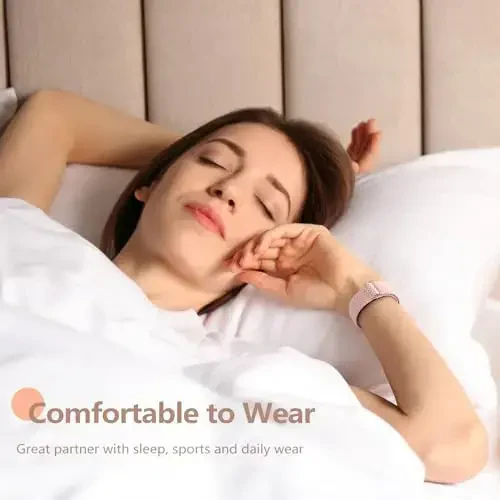 DaQin 4 Pack Braided Solo Loop Compatible with Apple Watch Band 38mm 40mm 41mm 42mm 44mm 45mm 46mm 49mm for Women Men, Stretchy Soft Nylon Strap for iWatch Series 10 9 8 7 6 5 4 3 2 1 SE Ultra/Ultra 2 - 3