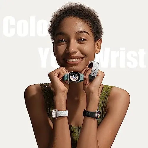 DaQin 4 Pack Floral Engraved Band Apple Watch Band 38mm 40mm 41mm 42mm 44mm 45mm 46mm 49mm Women bilan mos keladi, Yumshoq Silikon Chiroyli Gul naqshli Sport tasmachasi iWatch Series 10 9 8 7 6 5 4 3 2 1 SE uchun - 5