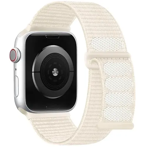 DaQin Nylon Sport Loop Compatible with Apple Watch Band 40mm 38mm 41mm 42mm 44mm 45mm 46mm 49mm, Soft Breathable Braided Wristband for iWatch Band for Women Men Series 11 10 9 8 7 6 5 4 3 2 1 SE Ultra - 1
