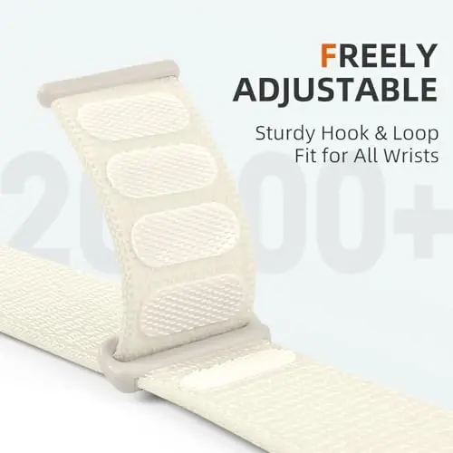 DaQin Nylon Sport Loop Compatible with Apple Watch Band 40mm 38mm 41mm 42mm 44mm 45mm 46mm 49mm, Soft Breathable Braided Wristband for iWatch Band for Women Men Series 11 10 9 8 7 6 5 4 3 2 1 SE Ultra - 3