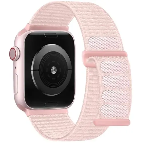 DaQin Nylon Sport Loop Compatible with Apple Watch Band 40mm 38mm 41mm 42mm 44mm 45mm 46mm 49mm, Soft Breathable Braided Wristband for iWatch Band for Women Men Series 11 10 9 8 7 6 5 4 3 2 1 SE Ultra - 1