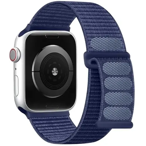 DaQin Nylon Sport Loop Compatible with Apple Watch Band 40mm 38mm 41mm 42mm 44mm 45mm 46mm 49mm, Soft Breathable Braided Wristband for iWatch Band for Women Men Series 11 10 9 8 7 6 5 4 3 2 1 SE Ultra - 1