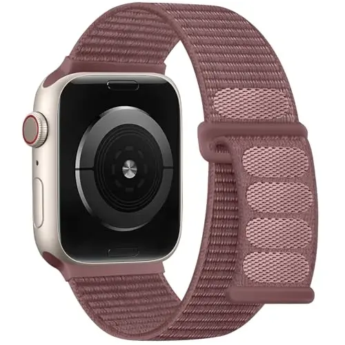 DaQin Nylon Sport Loop Compatible with Apple Watch Band 40mm 38mm 41mm 42mm 44mm 45mm 46mm 49mm, Soft Breathable Braided Wristband for iWatch Band for Women Men Series 11 10 9 8 7 6 5 4 3 2 1 SE Ultra - 1
