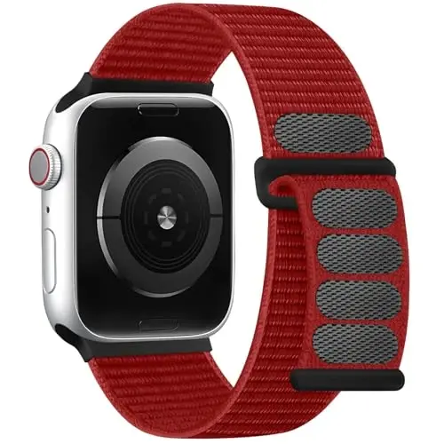 DaQin Nylon Sport Loop Compatible with Apple Watch Band 40mm 38mm 41mm 42mm 44mm 45mm 46mm 49mm, Soft Breathable Braided Wristband for iWatch Band for Women Men Series 11 10 9 8 7 6 5 4 3 2 1 SE Ultra - 1