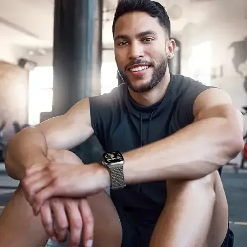 DaQin нейлоновый спортивный ремешок Loop, совместимый с Apple Watch Band 40 мм 38 мм 41 мм 42 мм 44 мм 45 мм 46 мм 49 мм, мягкий дышащий плетеный браслет для iWatch Band для женщин и мужчин серии 11 10 9 8 7 6 5 4 3 2 1 SE Ultra - 6