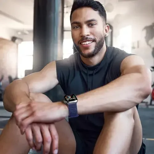 DaQin нейлоновый спортивный ремешок, совместимый с Apple Watch Band 40 мм 38 мм 41 мм 42 мм 44 мм 45 мм 46 мм 49 мм, мягкий дышащий плетеный браслет для iWatch Band для женщин и мужчин серии 11 10 9 8 7 6 5 4 3 2 1 SE Ultra - 6