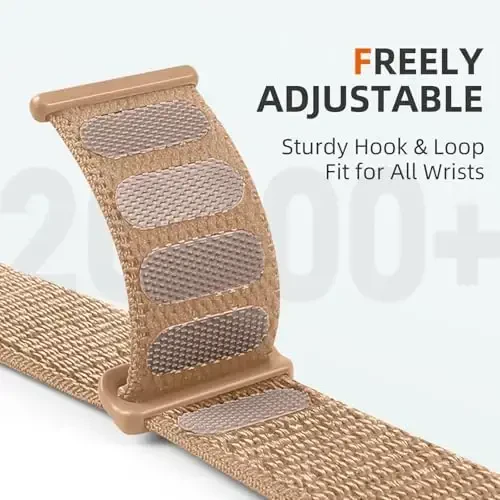 DaQin neylon sport halqasi Apple Watch Band 40mm 38mm 41mm 42mm 44mm 45mm 46mm 49mm bilan mos keladi, ayollar erkaklar uchun iWatch Band uchun yumshoq nafas oladigan o'ralgan bilaguzuk 11 10 9 8 7 6 5 4 3 2 1 SE Ultra - 3