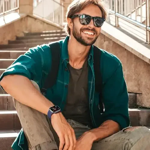 DaQin neylon sport halqasi Apple Watch Band 40mm 38mm 41mm 42mm 44mm 45mm 46mm 49mm bilan mos keladi, ayollar erkaklar uchun iWatch Band uchun yumshoq nafas oladigan o'ralgan bilaguzuk Series 11 10 9 8 7 6 5 4 3 2 1 SE Ultra - DAQIN (1)