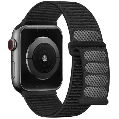 DaQin neylon sport halqasi Apple Watch Band 40mm 38mm 41mm 42mm 44mm 45mm 46mm 49mm bilan mos keladi, ayollar erkaklar uchun iWatch Band uchun yumshoq nafas oladigan o'rilgan bilaguzuk 11 10 9 8 7 6 5 4 3 2 1 SE Ultra - DAQIN