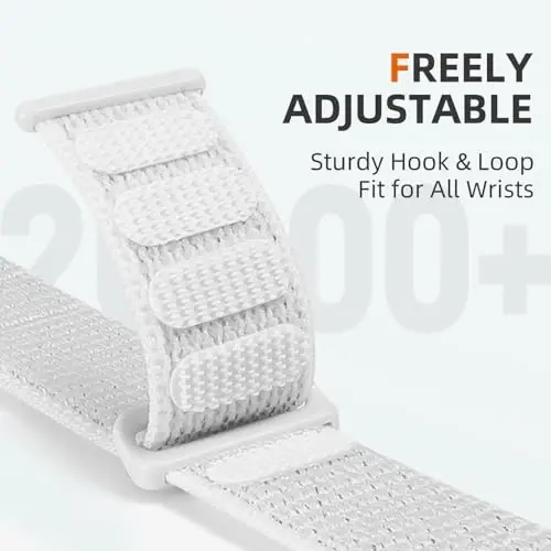 DaQin neylon sport halqasi Apple Watch Band 40mm 38mm 41mm 42mm 44mm 45mm 46mm 49mm bilan mos keladi, Ayollar erkaklar uchun iWatch Band uchun yumshoq nafas oladigan o'rilgan bilaguzuk 11 10 9 8 7 6 5 4 3 2 1 SE Ultra - 3