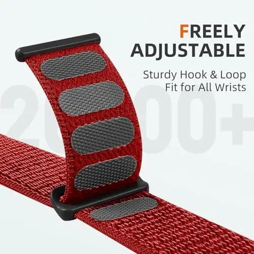 DaQin neylon sport halqasi Apple Watch Band 40mm 38mm 41mm 42mm 44mm 45mm 46mm 49mm bilan mos keladi, ayollar erkaklar uchun iWatch Band uchun yumshoq nafas oladigan o'rilgan bilaguzuk 11 10 9 8 7 6 5 4 3 2 1 SE Ultra - 3
