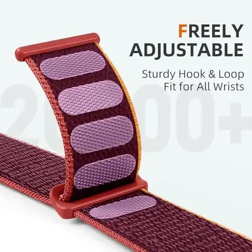 DaQin Nylon Sport Loop Compatible with Apple Watch Band 40mm 38mm 41mm 42mm 44mm 45mm 46mm 49mm, Soft Breathable Braided Wristband for iWatch Band for Women Men Series 11 10 9 8 7 6 5 4 3 2 1 SE Ultra - 4