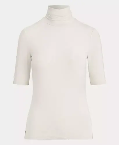 Slim-Fit Turtleneck - Mascarpone Cream - 5