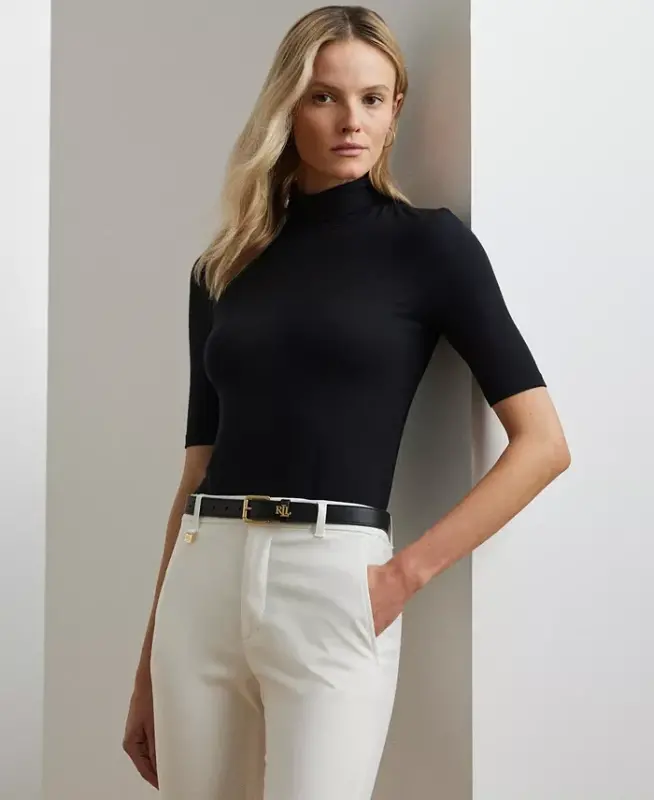 Slim-Fit Turtleneck - 1