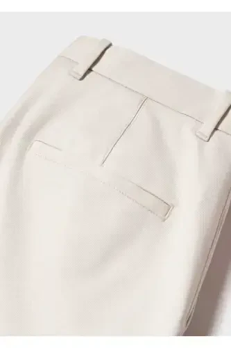 Dar kesim serj chino pantolon-Kum Beji - 6