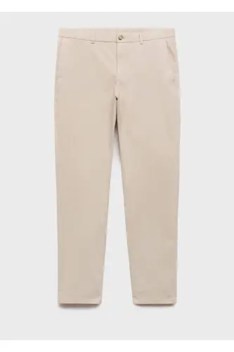 Dar kesim serj chino pantolon - Kum Beji - 3