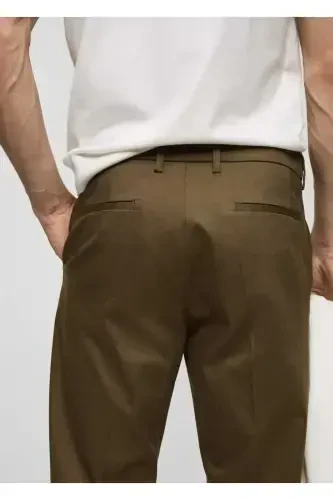 Dar kesimli chino shim - Tamaki qahva - 7