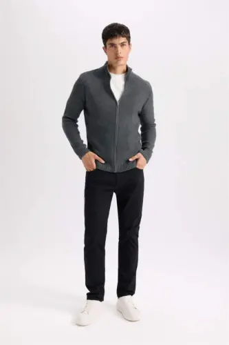 SLIM FIT Dar Kesim Pantolon-Siyah - 2