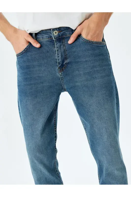 Dar Paça Skinny Fit Jean Pantolon - Michael Jean - 3