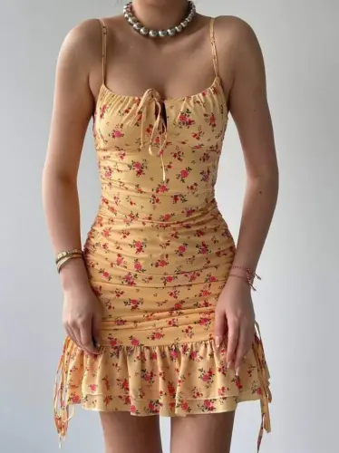 Darcie Strappy Dress - BÜYÜKBEDENIZ (1)