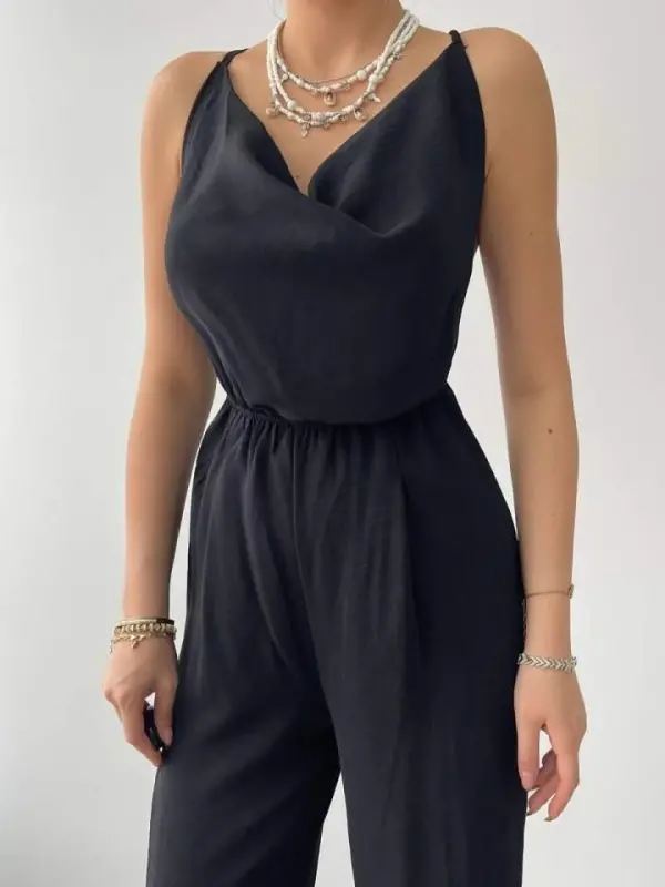 Darcy Backless Jumpsuit - 5