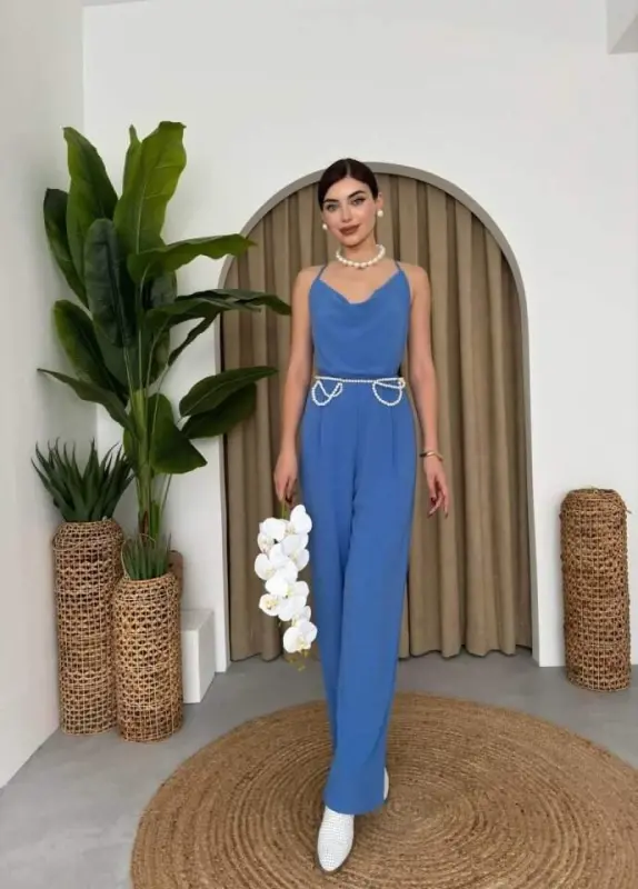 Darcy Backless Jumpsuit - 6