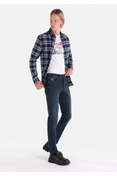 Dark blue men's pants - COLIN’S