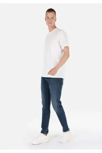 Dark blue men's trousers - 3