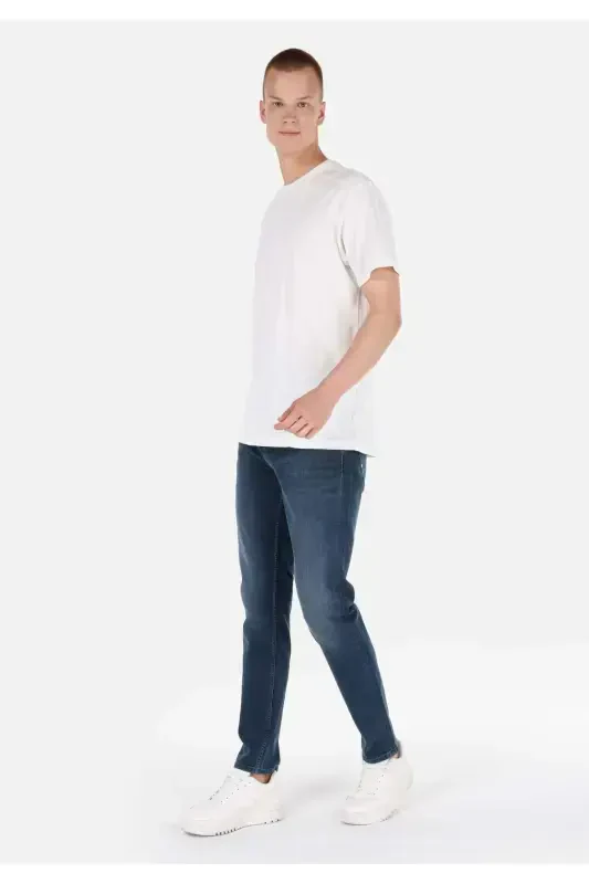 Dark blue men's trousers - 3