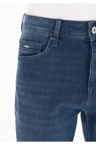 Dark blue men's trousers - 5