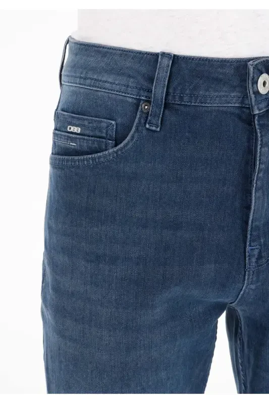 Dark blue men's trousers - 5