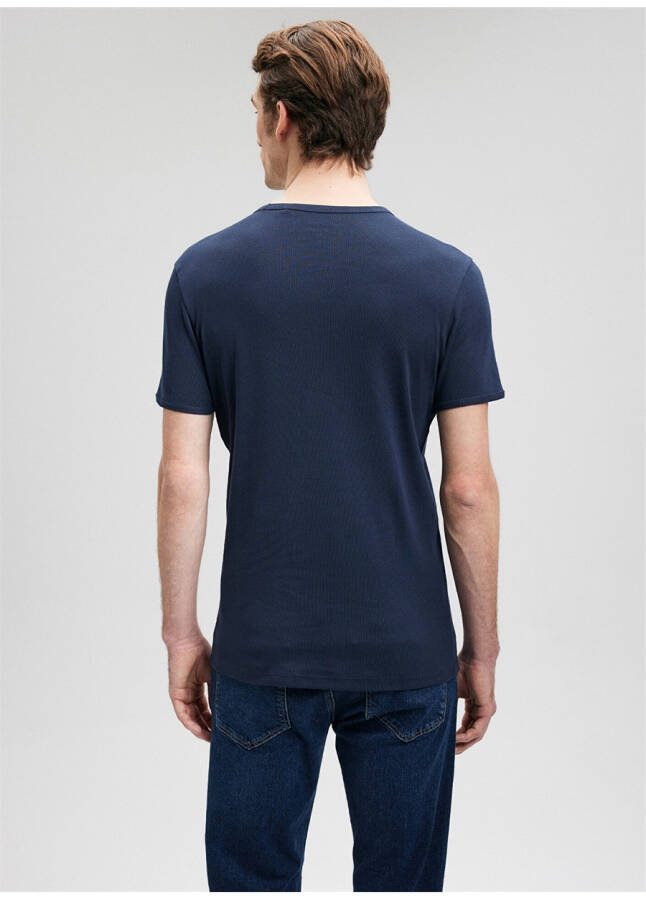 Dark Blue Navy Men's T-Shirt 063748-17588 V-NECK T-SHIRT navy - 18