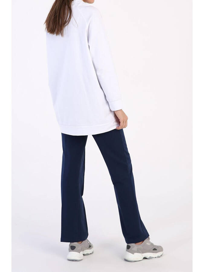 Dark Blue Pocket Joggers-Blue - 1