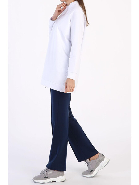 Dark Blue Pocket Joggers-Blue - 3