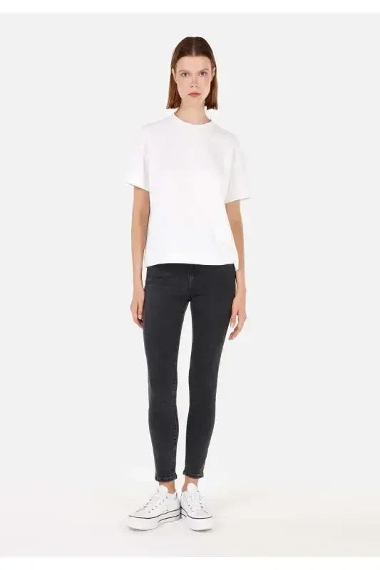 Dark blue women's pants - 1