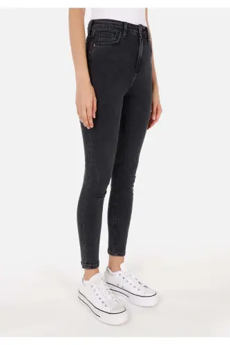 Dark blue women's pants - 4