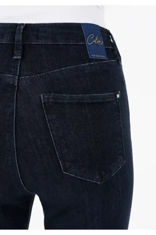 Dark blue women's trousers - 6