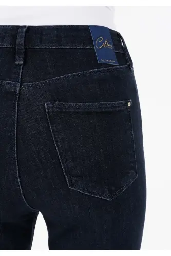 Dark blue women's trousers - 6
